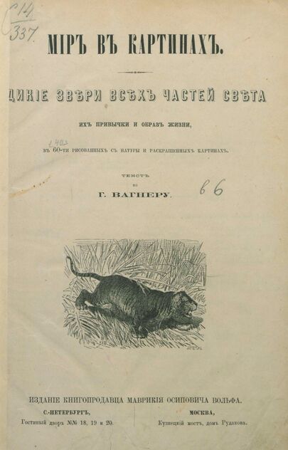 Мир в картинах. Дикие звери всех частей света