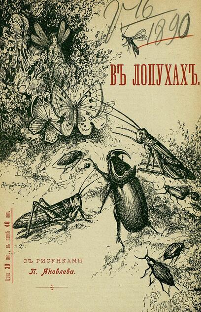 В лопухах